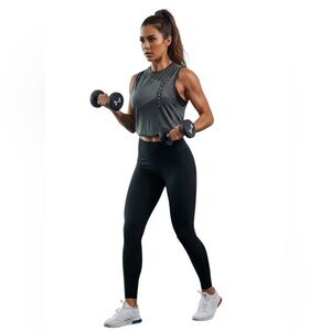 Under Armour Gray Sleeveless Athletic Tank Top Size S